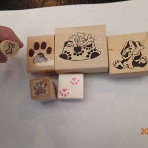Dog stampers set of 6